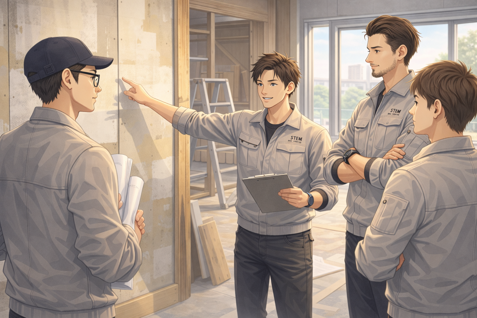 現場指示・進行管理のイメージ